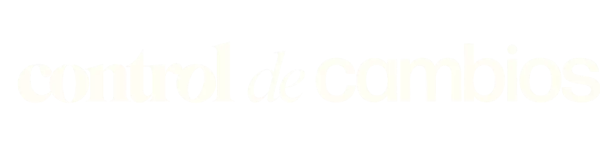 Control de Cambios